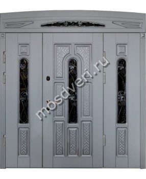 Двустворчатая дверь для загородного дома SM-39 - купить от производителя Мосдвери Двустворчатая дверь для загородного дома SM-39