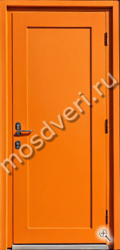Дверь с терморазрывом оранжевый порошок - купить от производителя Мосдвери Дверь с терморазрывом оранжевый порошок