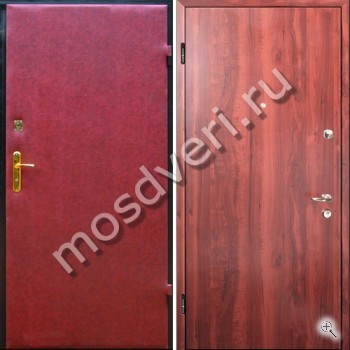 Металлическая дверь: Винилискожа + Ламинат - купить от производителя Мосдвери Металлическая дверь: Винилискожа + Ламинат